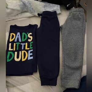 Cat & Jack Navy and Gray Kids' Jogger Set